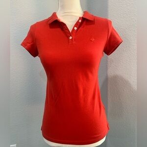 AEO Women’s‎ Polo Shirt Red Size Small